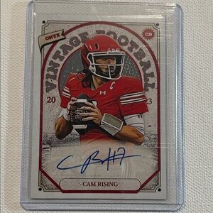 2023 Onyx Cam Rising #OACR Football Trading Card \ Blue Signature